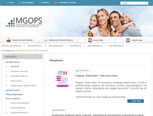 Tablet Screenshot of mgops.proszowice.pl